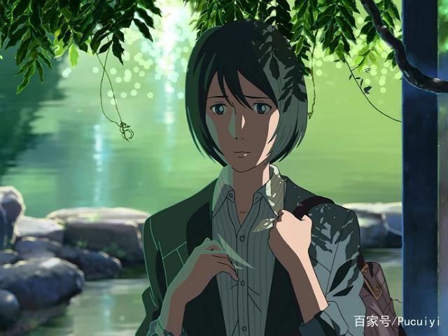 新海诚作品言叶之庭，你名之前最佳治愈神作，超九成爱情动画！