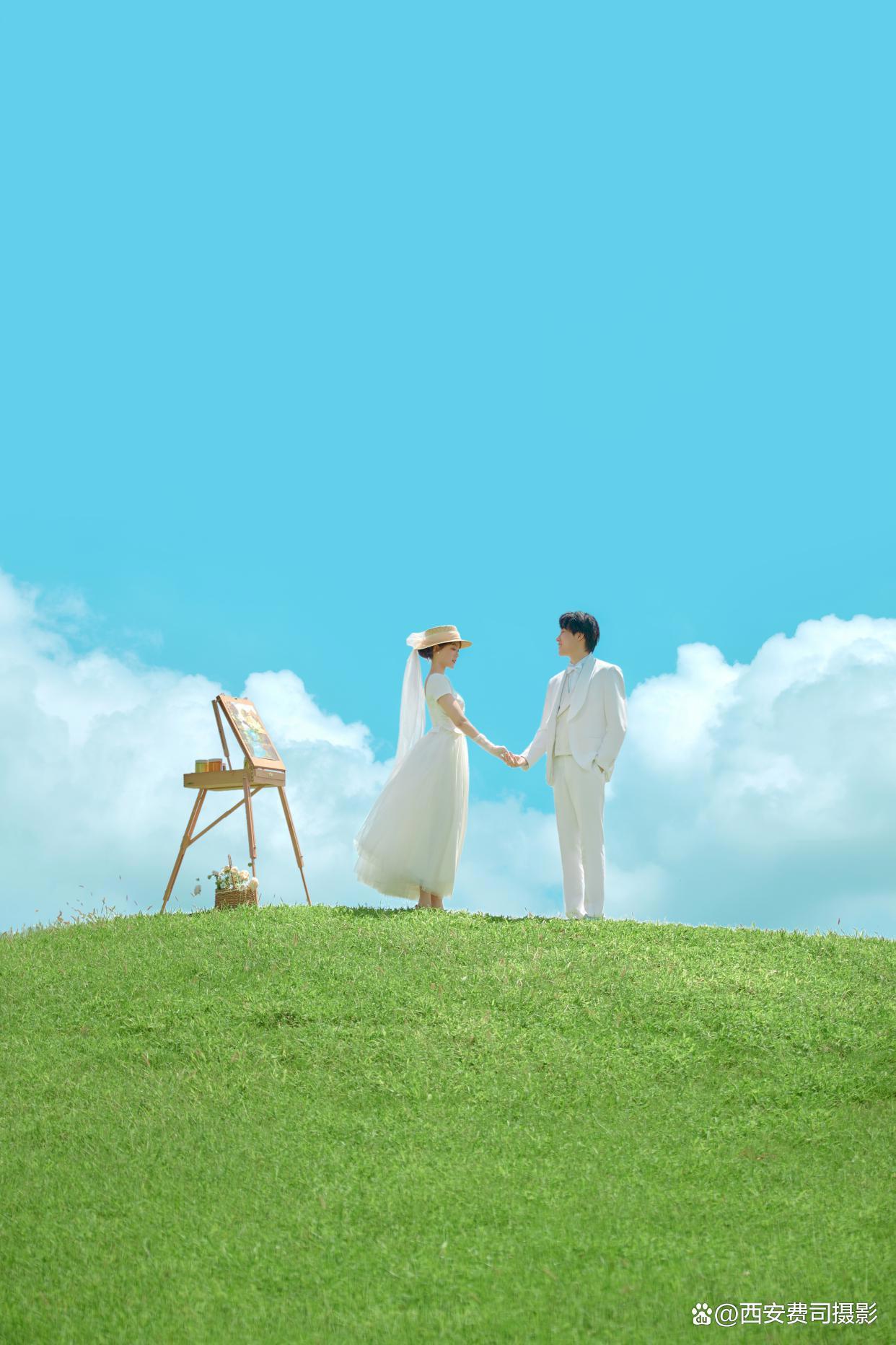 在西安拍《起风了》同款婚纱照，把爱情拍成宫崎骏的动漫里