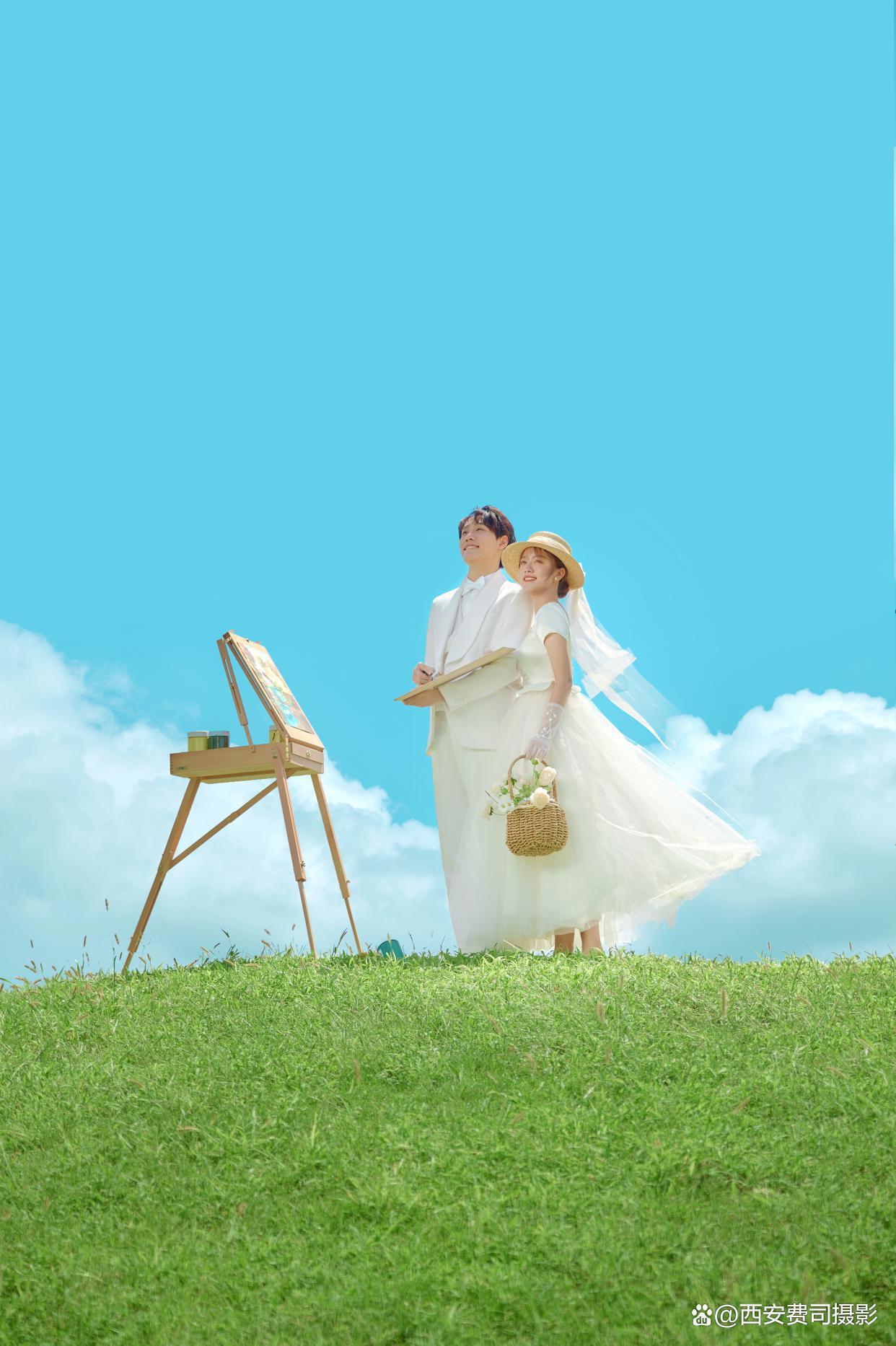 在西安拍《起风了》同款婚纱照，把爱情拍成宫崎骏的动漫里