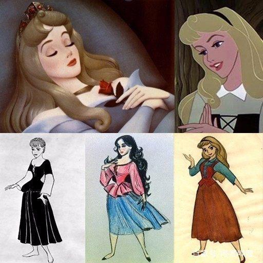 公主进化史！迪士尼公主最初的造型