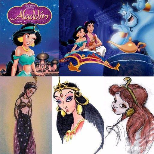 公主进化史！迪士尼公主最初的造型