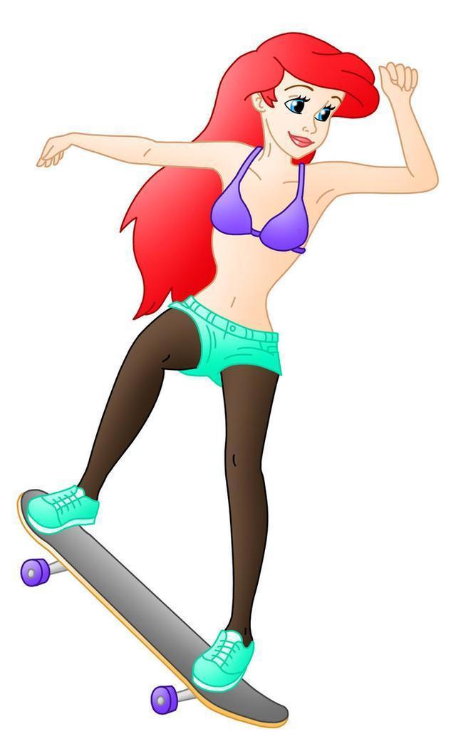 当迪士尼少女们去做运动，木兰居然不是打乒乓球？