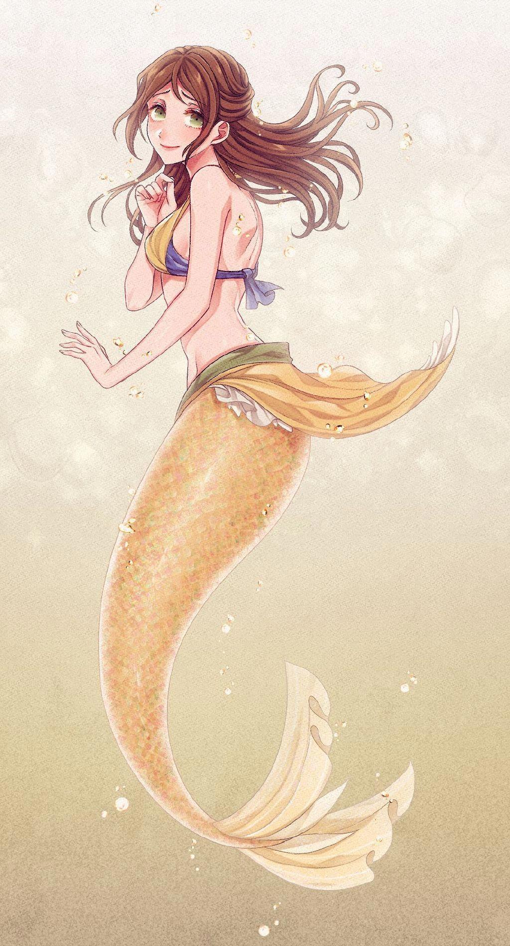 梦幻画风的美人鱼，原来全是迪士尼公主，长发公主惊艳全场