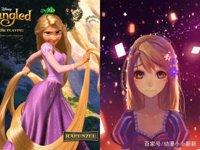 当6位迪士尼公主，“美貌”转为国漫风，花木兰的小挑眉太美了