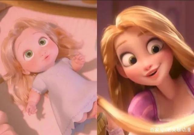 迪士尼公主5岁vs18岁，艾莎公主越长越漂亮，她却越长越残