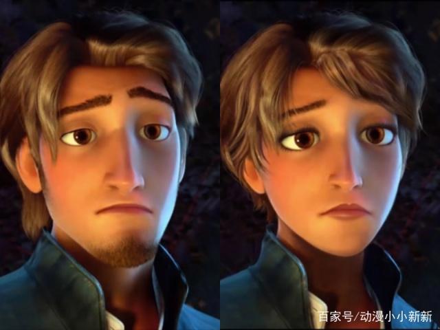 当迪士尼角色“转性”后，艾莎十分俊秀，乐佩和尤金简直太Q萌