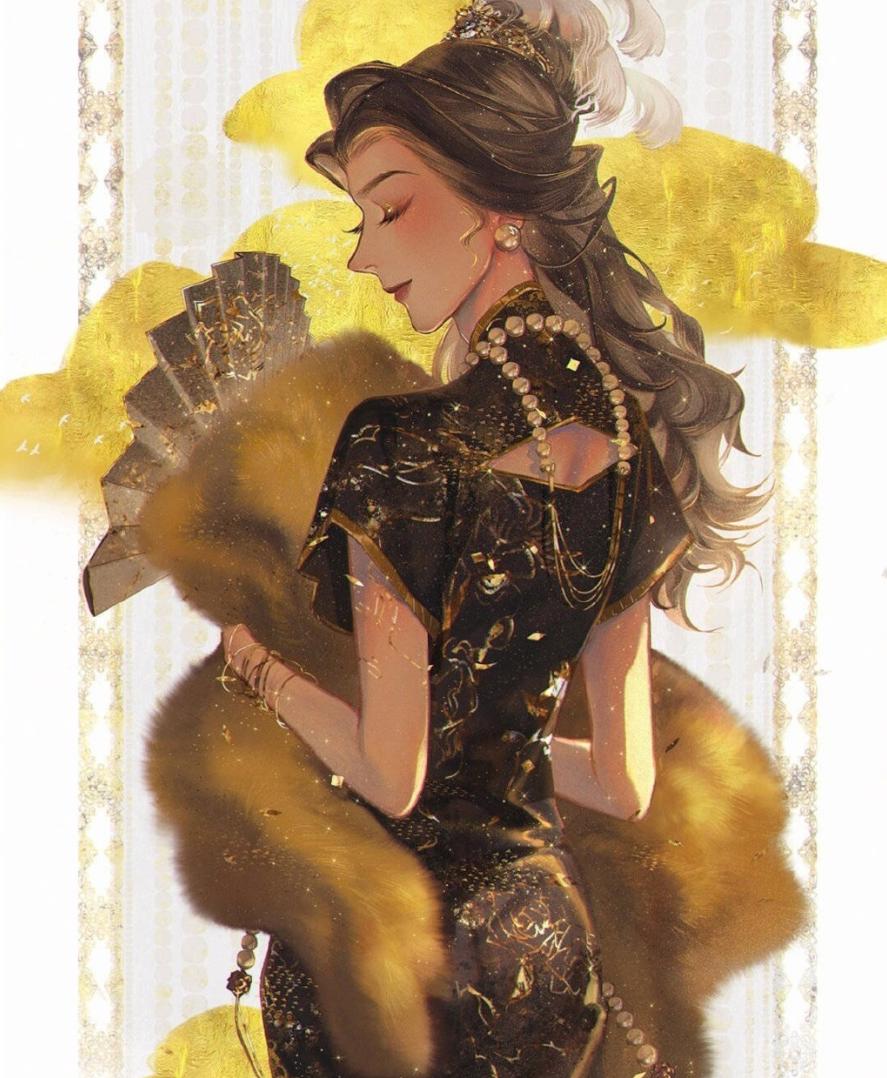 迪士尼公主换“画风”，长发公主花旦名角，茉莉公主西域风情万种