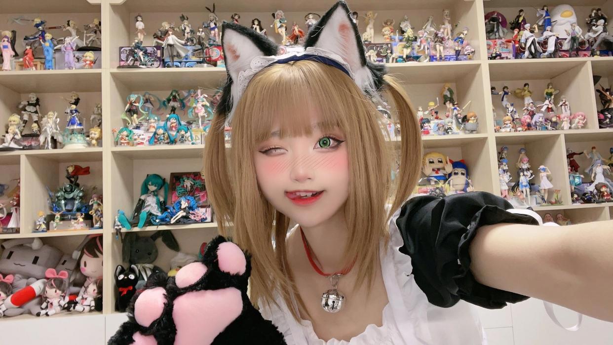 又兴起迪士尼公主Cosplay，都说国内无人能战，那是小柔还没上场