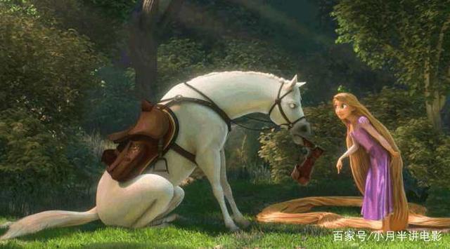 《魔发奇缘》，乐佩的头发能绕地球一圈，可以当灯泡可以当滑梯