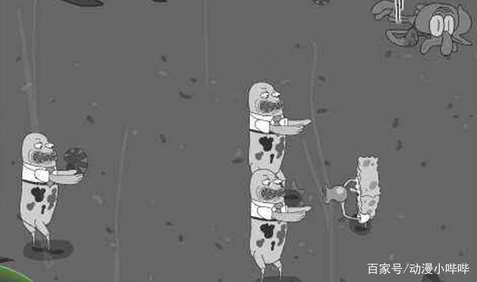 《海绵宝宝》全员被“丧尸化”，看到派大星这笑容，网友：毁童年
