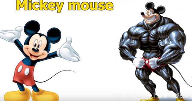 动漫角色变“肌肉男”，米老鼠被毁，唐老鸭的女朋友让人想笑