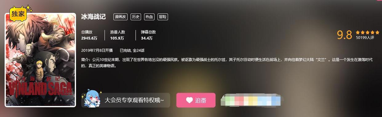 这部9.8分的动画，因背景劝退不少人，制作精良却鲜有人知
