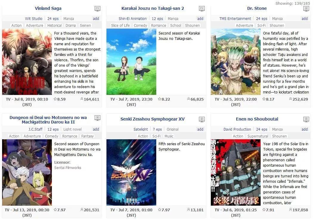 欧美评选7月番佳作，冰海战记登顶，新石纪仅排第三