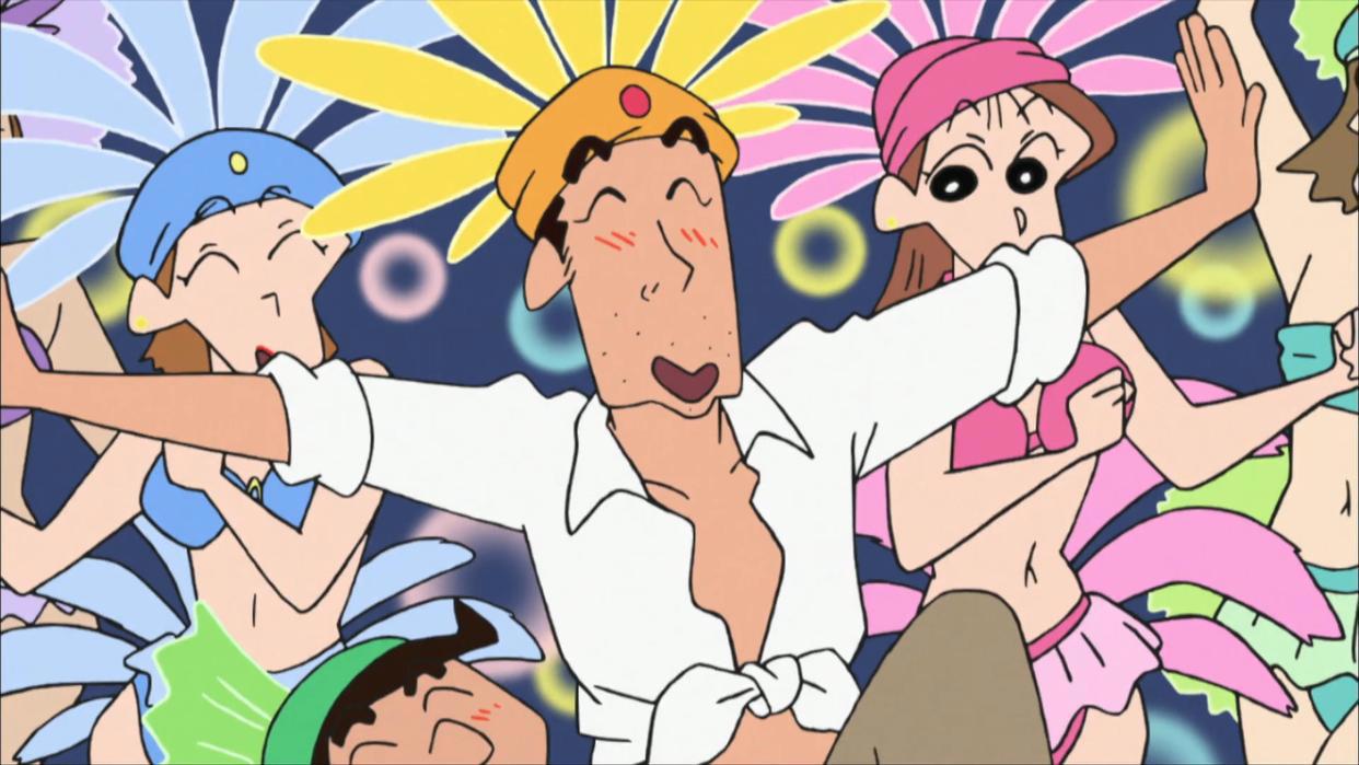 在动漫蜡笔小新中，属于野原广志的穷浪漫