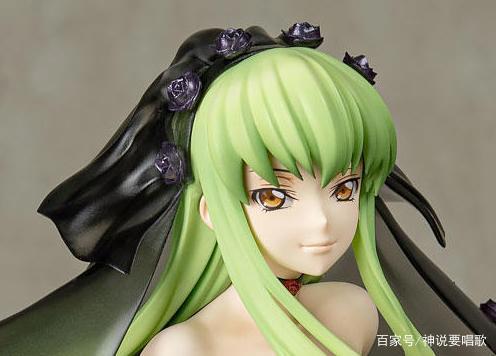 复活的鲁路修：标价两千土豪专属LL和CC黑色婚纱礼服手办赏析