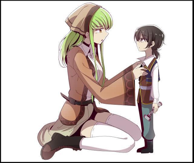 《叛逆的鲁路修》C.C.复活幼年鲁路修，看不老魔女是如何带娃的