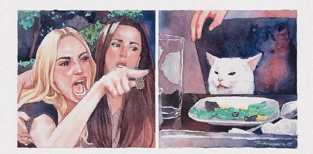 本以为只是一张魔性表情包，结果衍生出这么多动漫版本