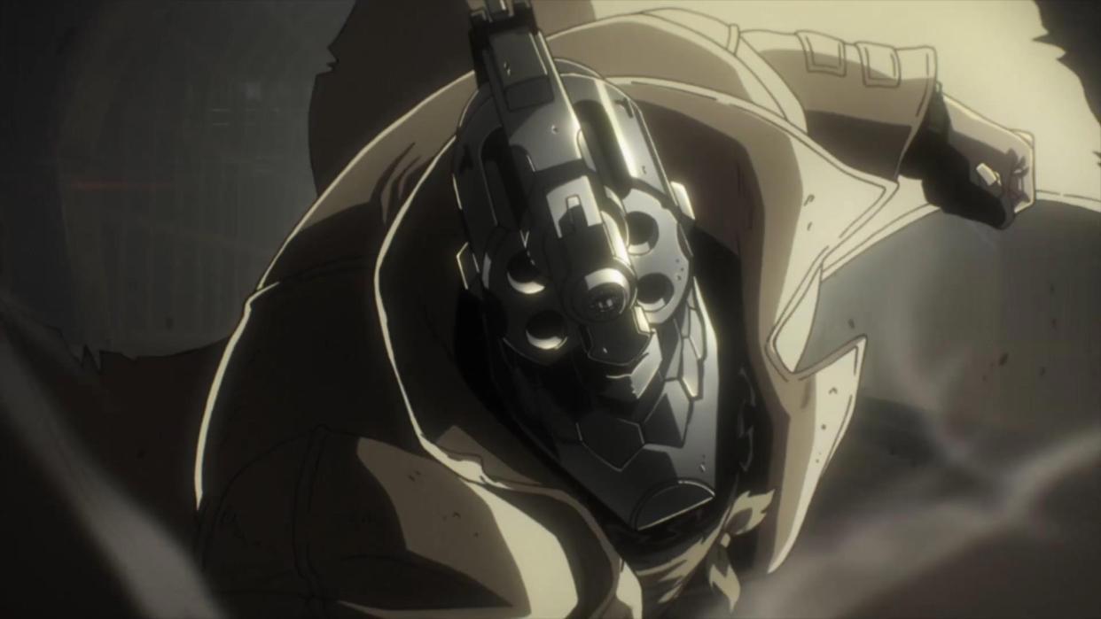 10月新番《非枪人生》这个枪头大叔有点帅，有点萌，还有点小害羞