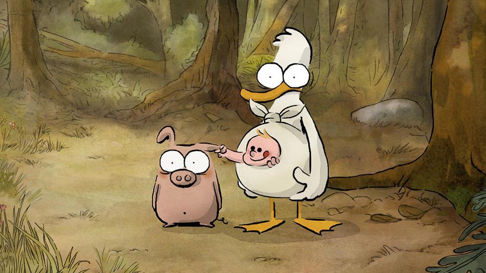 《大坏狐狸的故事》：简单的手绘动画怎么描述出非同一般的温暖？