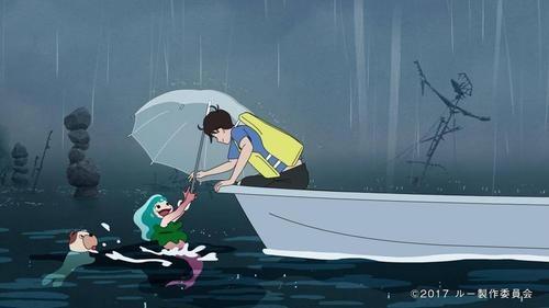 汤浅政明动画电影，和其他动画不同，而是搞怪中略带透视和畸形