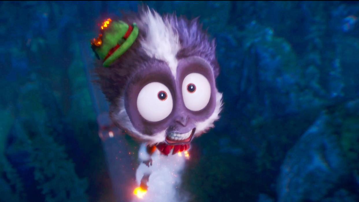 爱宠大机密2：这才叫窜天猴，不管在哪猴都能成焦点，还会洛基摔