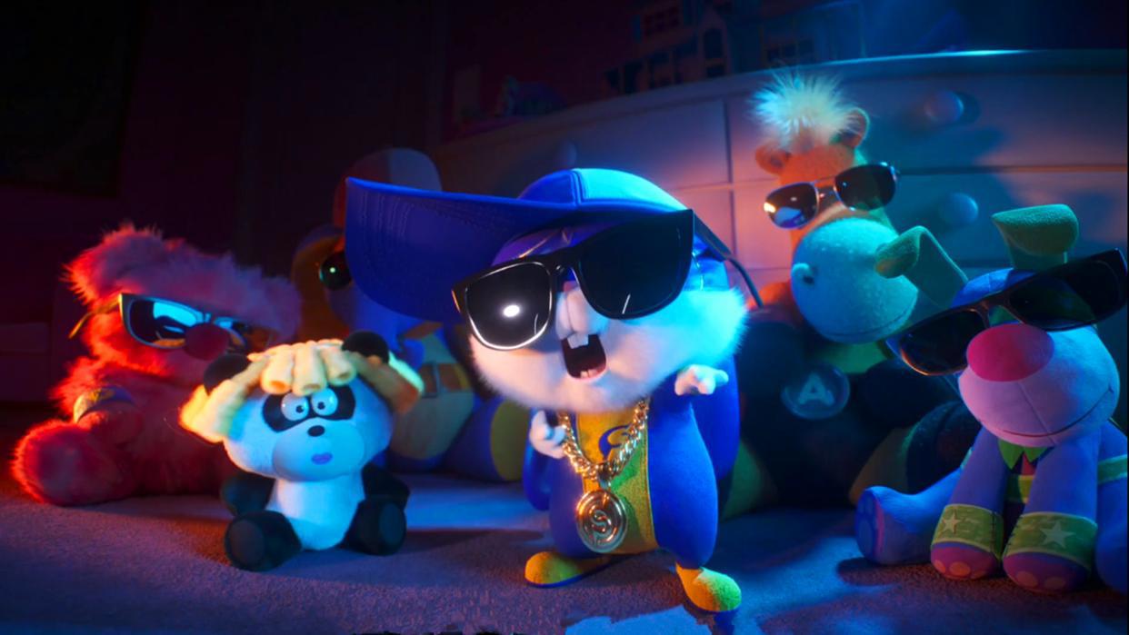 爱宠大机密：当兔子骑上蝙蝠车，变身蝙蝠侠，它就是这条街的靓仔