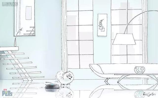 《爱宠大机密》原画欣赏，2D和3D的可爱程度仿佛差了一个银河