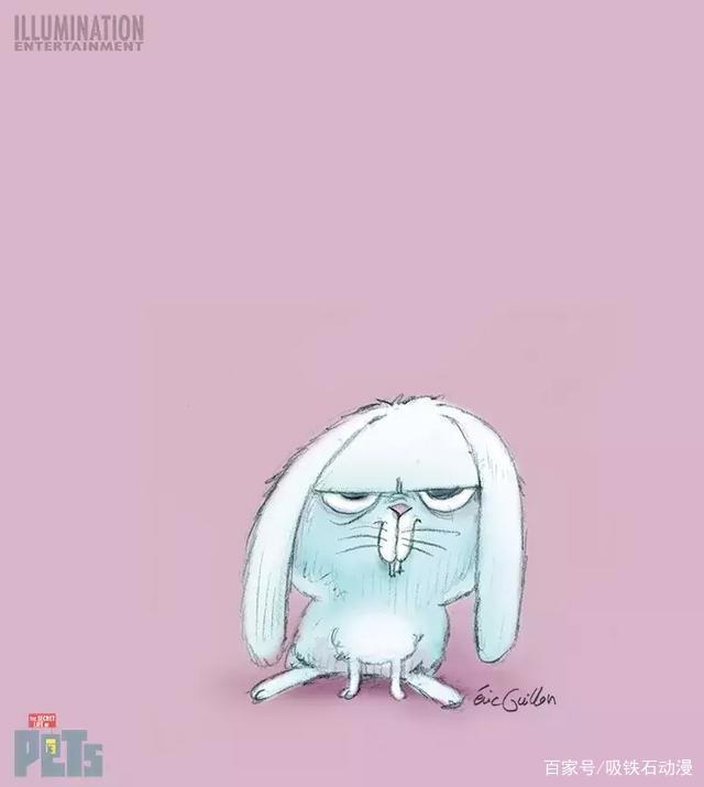 《爱宠大机密》原画欣赏，2D和3D的可爱程度仿佛差了一个银河