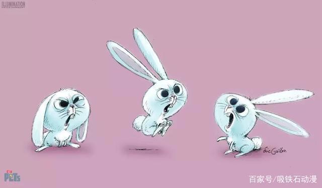 《爱宠大机密》原画欣赏，2D和3D的可爱程度仿佛差了一个银河