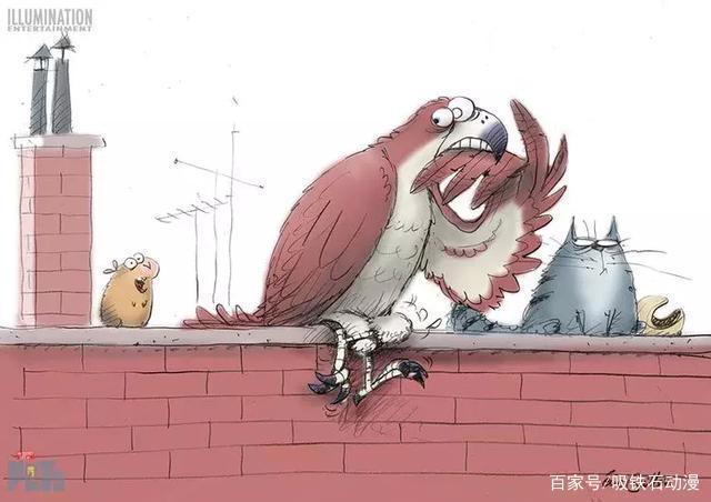 《爱宠大机密》原画欣赏，2D和3D的可爱程度仿佛差了一个银河