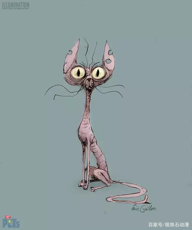 《爱宠大机密》原画欣赏，2D和3D的可爱程度仿佛差了一个银河