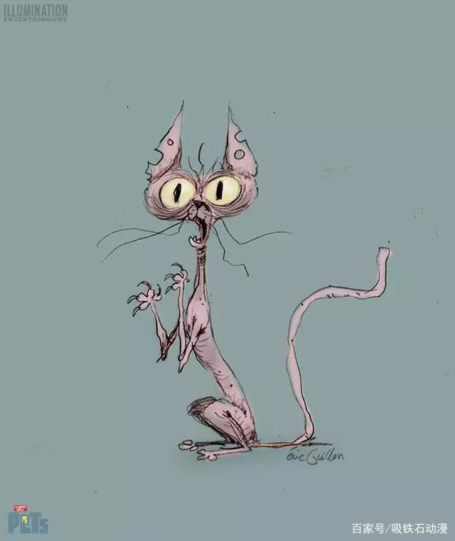 《爱宠大机密》原画欣赏，2D和3D的可爱程度仿佛差了一个银河