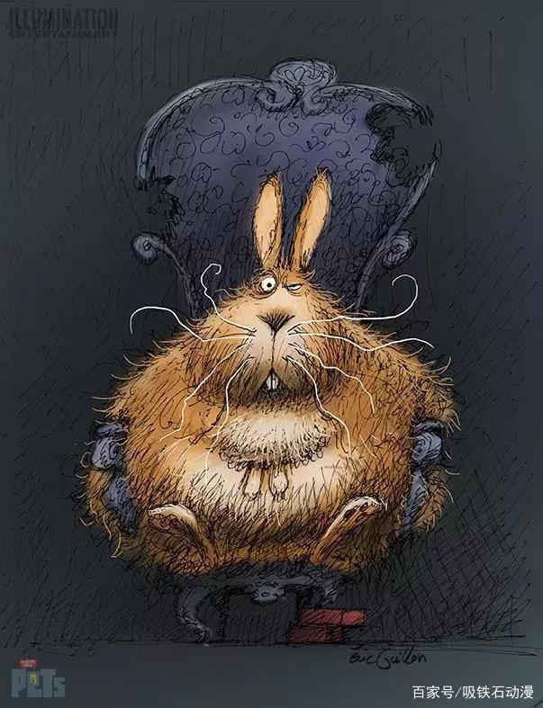 《爱宠大机密》原画欣赏，2D和3D的可爱程度仿佛差了一个银河