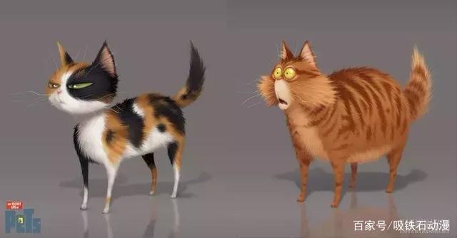 《爱宠大机密》原画欣赏，2D和3D的可爱程度仿佛差了一个银河