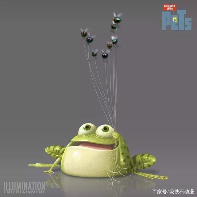 《爱宠大机密》原画欣赏，2D和3D的可爱程度仿佛差了一个银河