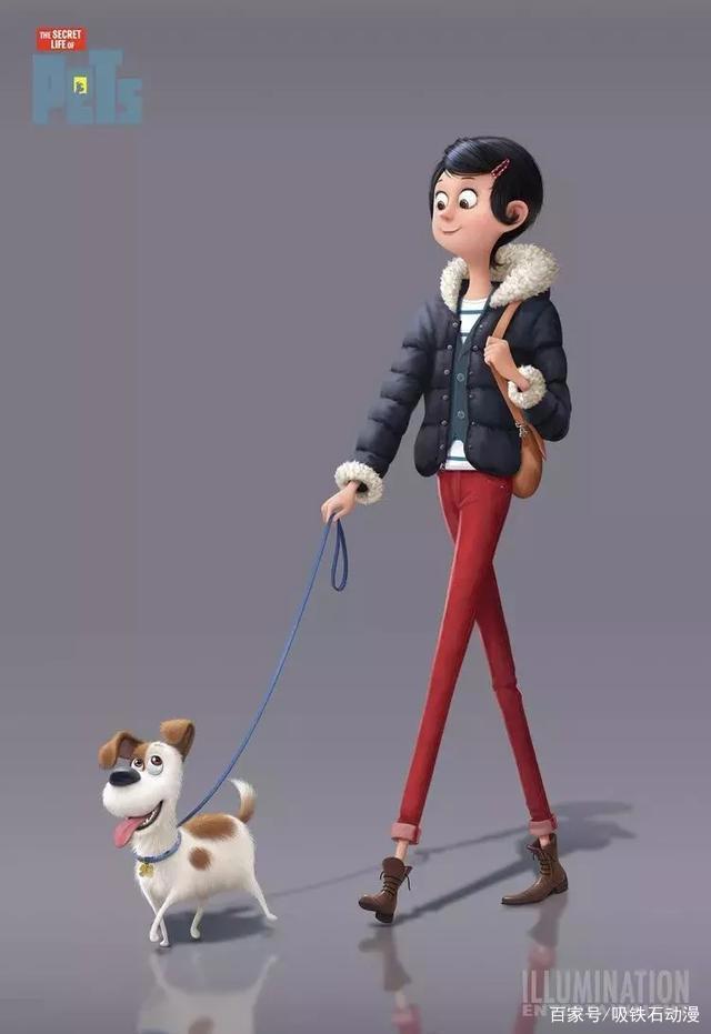 《爱宠大机密》原画欣赏，2D和3D的可爱程度仿佛差了一个银河