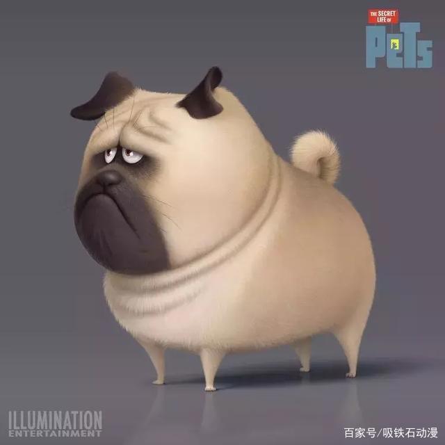 《爱宠大机密》原画欣赏，2D和3D的可爱程度仿佛差了一个银河