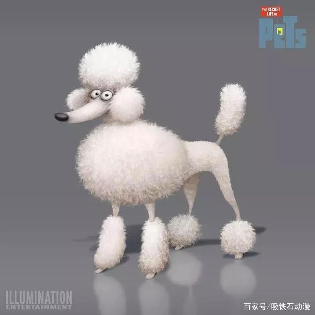 《爱宠大机密》原画欣赏，2D和3D的可爱程度仿佛差了一个银河