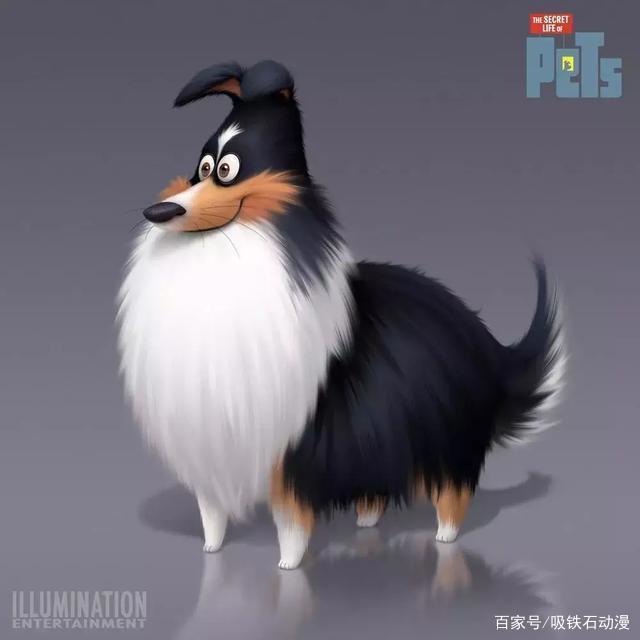 《爱宠大机密》原画欣赏，2D和3D的可爱程度仿佛差了一个银河