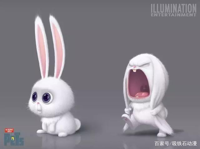 《爱宠大机密》原画欣赏，2D和3D的可爱程度仿佛差了一个银河