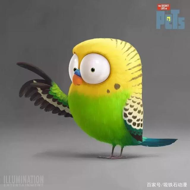 《爱宠大机密》原画欣赏，2D和3D的可爱程度仿佛差了一个银河