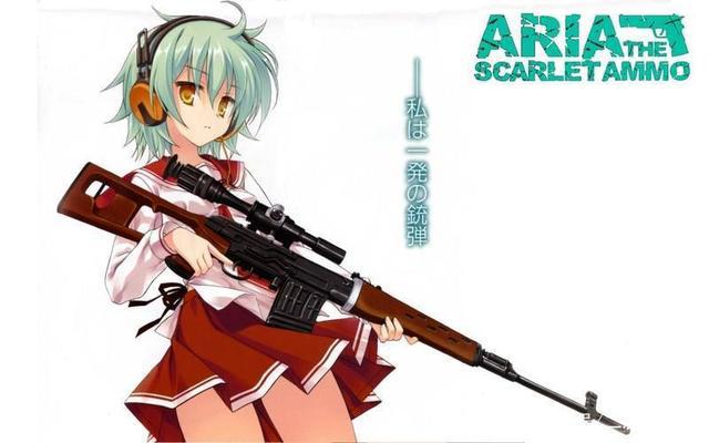 动漫中五个枪神角色，都是吃鸡高手，有四个是妹子！