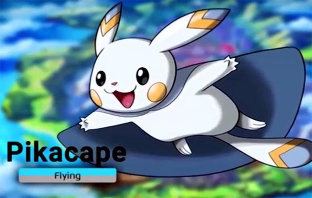 精灵宝可梦：皮卡丘的大家庭，18种不同属性！会飞的皮卡丘好可爱