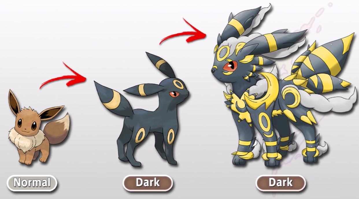 精灵宝可梦：伊布Mega进化，仙子伊布深中我心，叶伊布是草中精灵