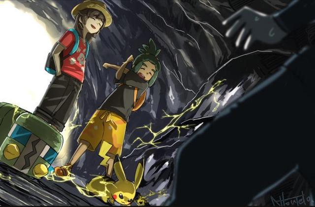 精灵宝可梦日月新海报：小智收服的下一只宝可梦是杀马特伊布？