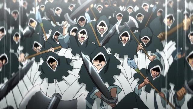 《妖精的尾巴最终季》：纳兹对格雷说：“看，我抓到一万落单的”