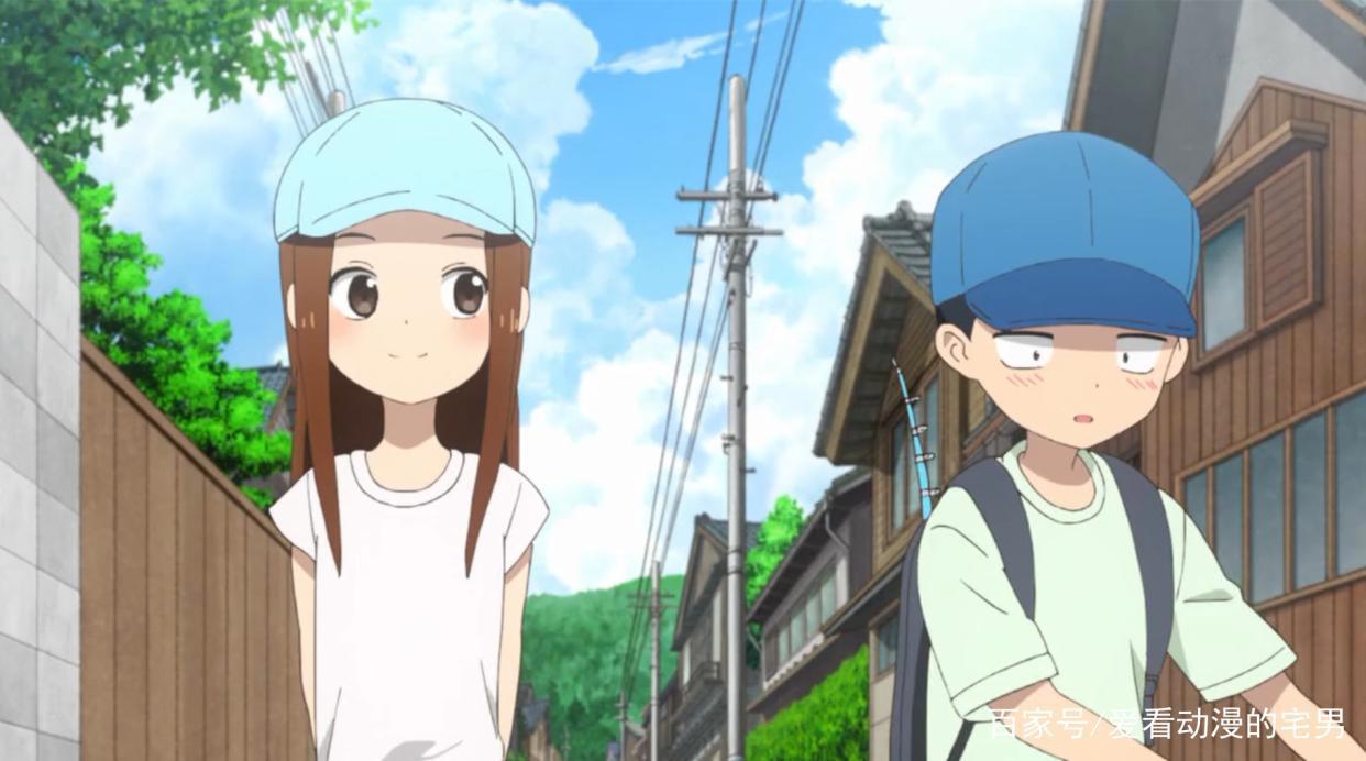 擅长捉弄的高木同学：西片终于勇敢的A上去，把高木给高兴得不行