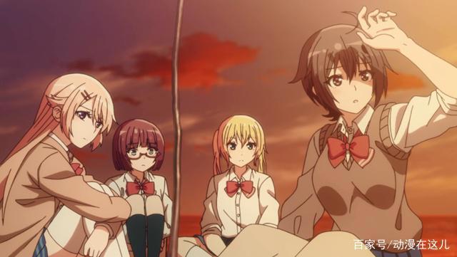 你遭难了吗开播，四女高中生开始荒岛求生，手机电池退鲨鱼最硬核