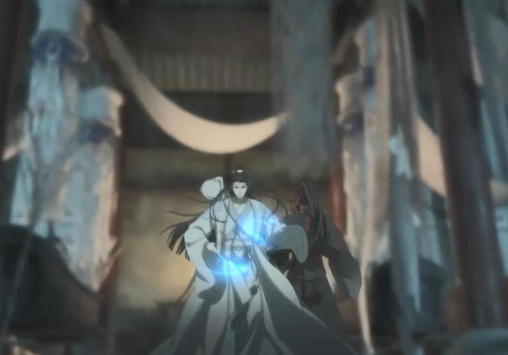 《魔道祖师》第三季预告细节，绿色法阵好酷炫，喜欢忘羡的互动！