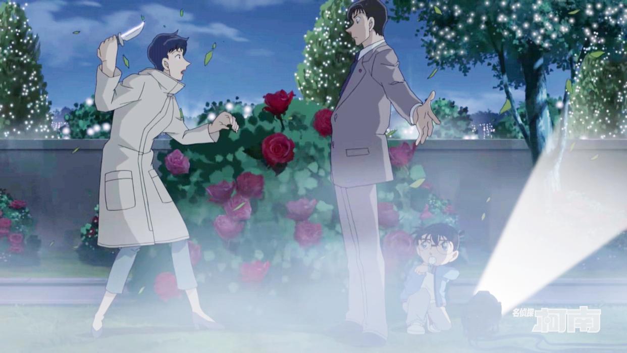 名柯上演皮影大戏，毛利小五郎“替身2号”登场，片尾悬念已留下